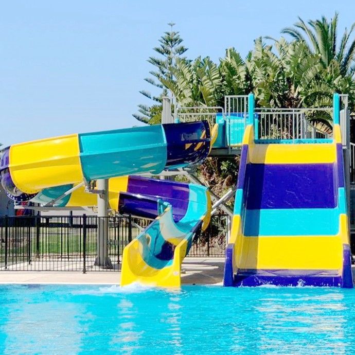 360 pasajeros/h Hotel Piscina deslizamiento altura 3,5m Resort agua deslizamiento fácil de instalar