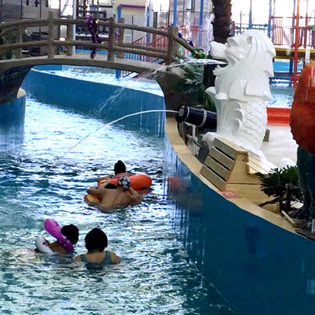 Mundo de hielo inmersivo al aire libre Lazy River Adventure silla de ruedas accesible 30 minutos de viaje seguridad