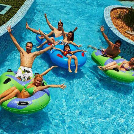 Parque de Aventuras Familiar Río Perezoso Con 200 Capacidad Velocidad Lenta Y Supervisión de Salvavidas