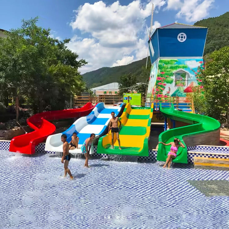 Personalización 6 niños Capacidad de piscina infantil al aire libre Deslizamiento para la piscina de salpicadura familiar