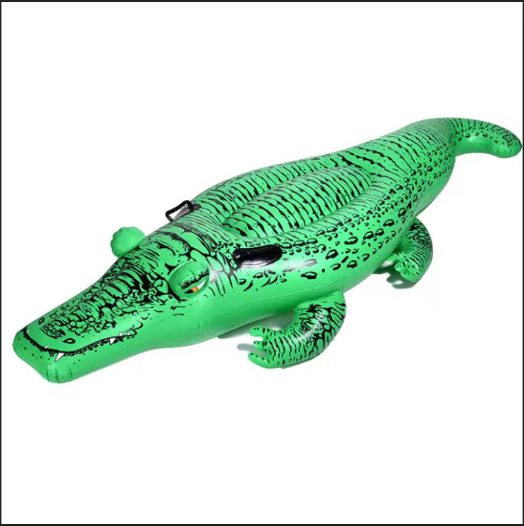 INTEX 58546 Juguetes de agua inflables transfronterizos artículos de agua cocodrilo animal montado fila flotante